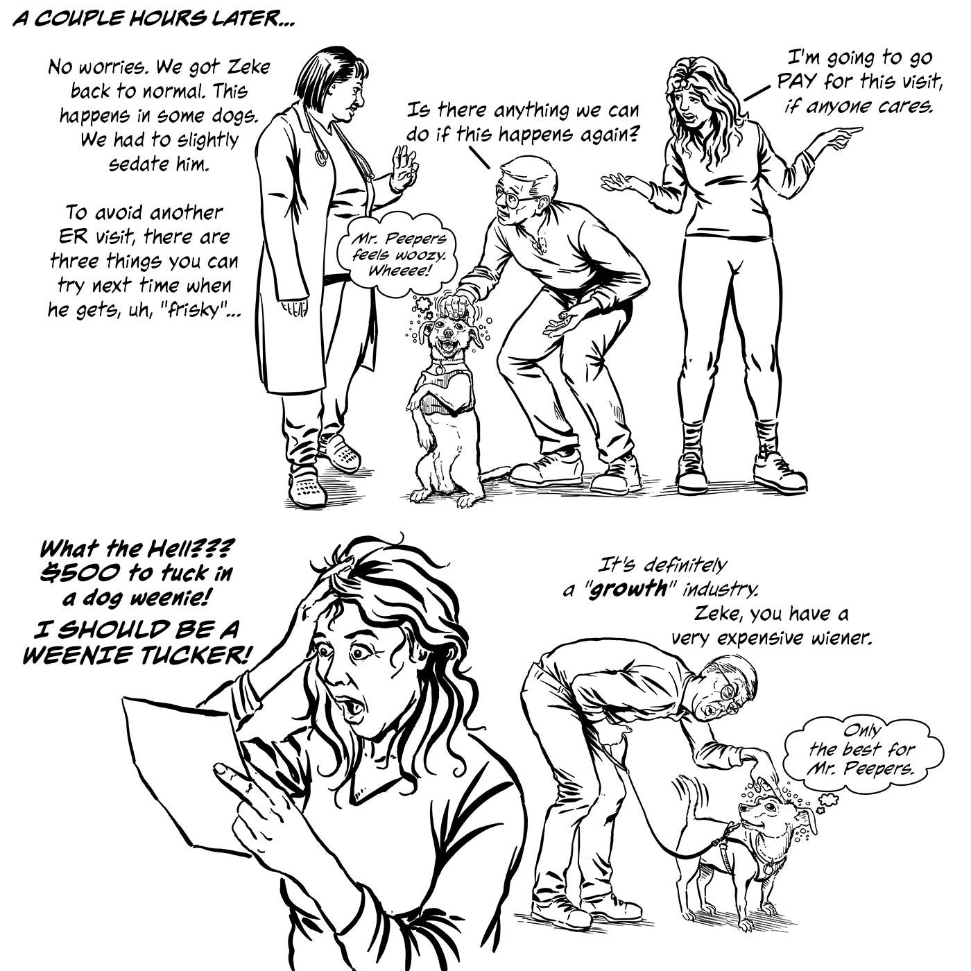 Mr. PeepersBig Day Out Page 3 Comic by E.R. Flynn