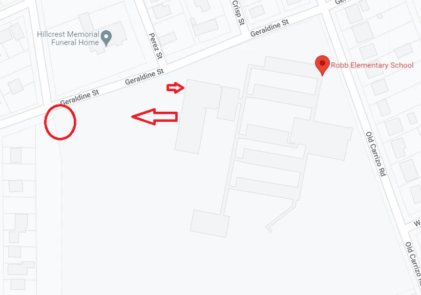 Peta wilayah dan jalan Uvalde Peta wilayah dan jalan Uvalde