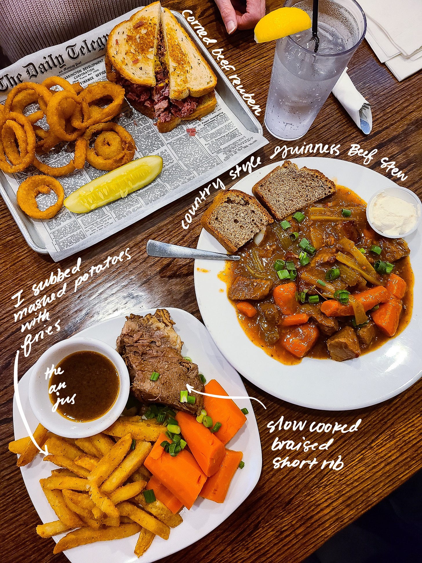 The Irish Cottage pub food