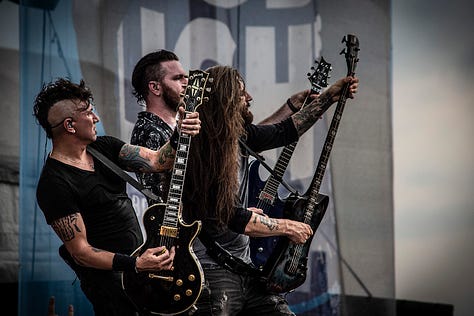 Pop Evil, concert photography by Troy Larson © FallstownFUSE