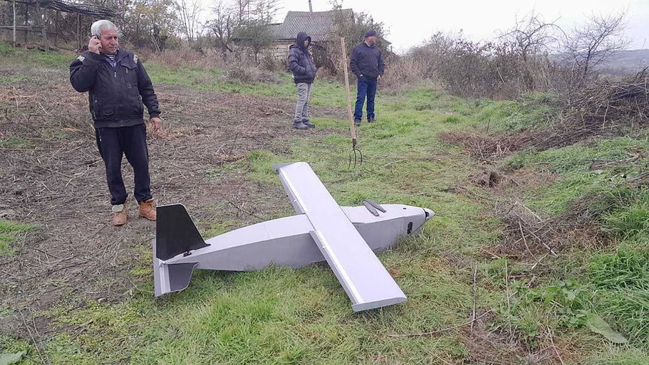 A Parodiya decoy drone that crashed in Moldova A Parodiya decoy drone that crashed in Moldova