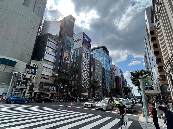 Photos of Ginza in Tokyo