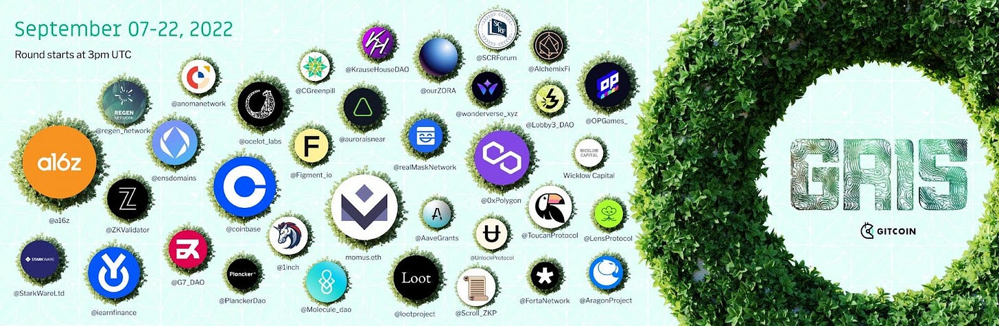 Gitcoin Grants Round 15 kicks off Sept. 7