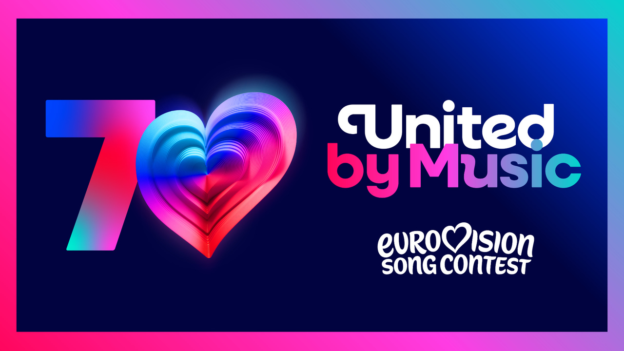 The branding of the 2026 Eurovision Song Contest in Vienna. 