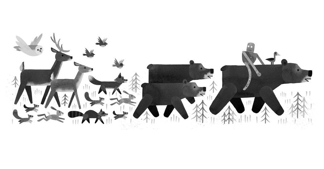 The Wild Robot words and pictures by Peter Brown | A Kids Book A Day