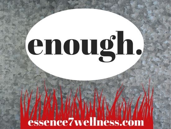 enough.
