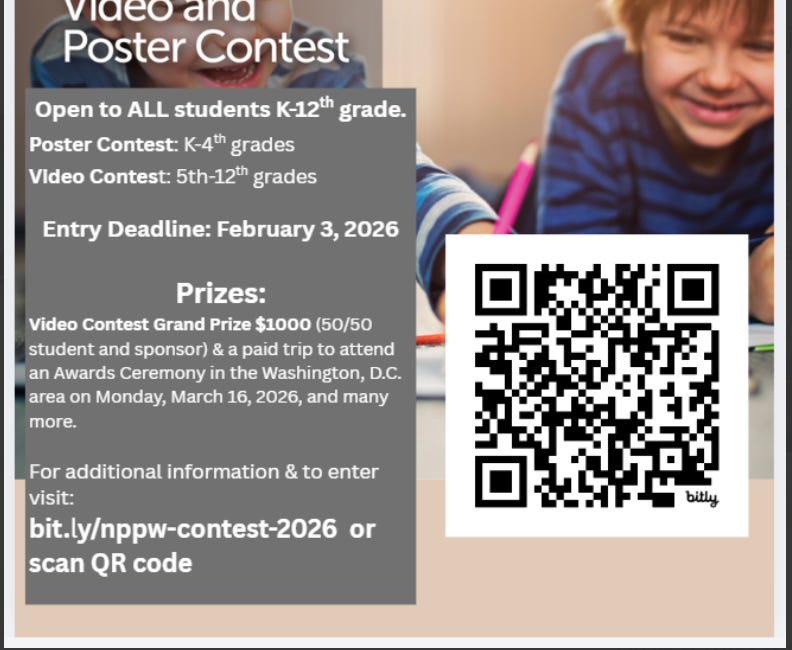 National Poison Prevention Week Video and Poster Contest Opens to K–12 Students