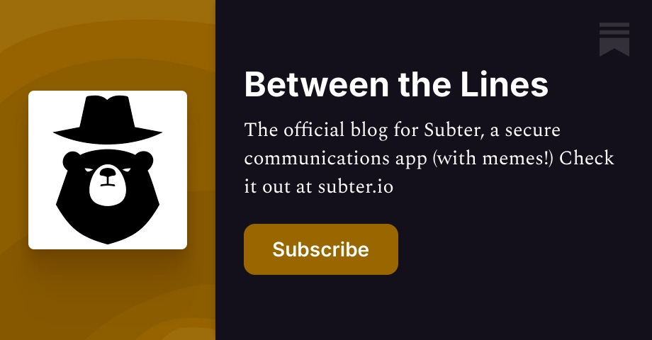 Between the Lines | Subter | Substack