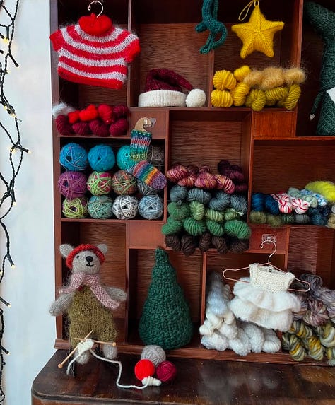 The Nibbles settling their own wool shop at loopine wool co