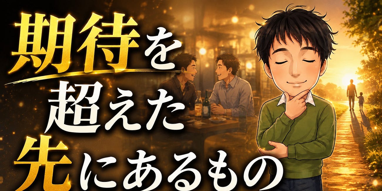 期待を超えた先にあるもの