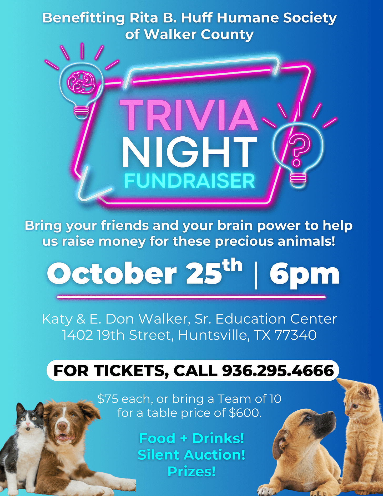 Tail Waggin’ Trivia Night Fundraiser