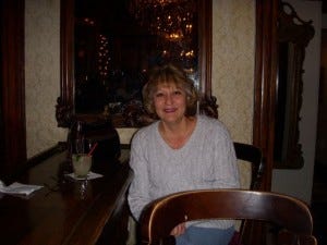 Tina is the mom of the bartender at the gorgeous Double Eagle.