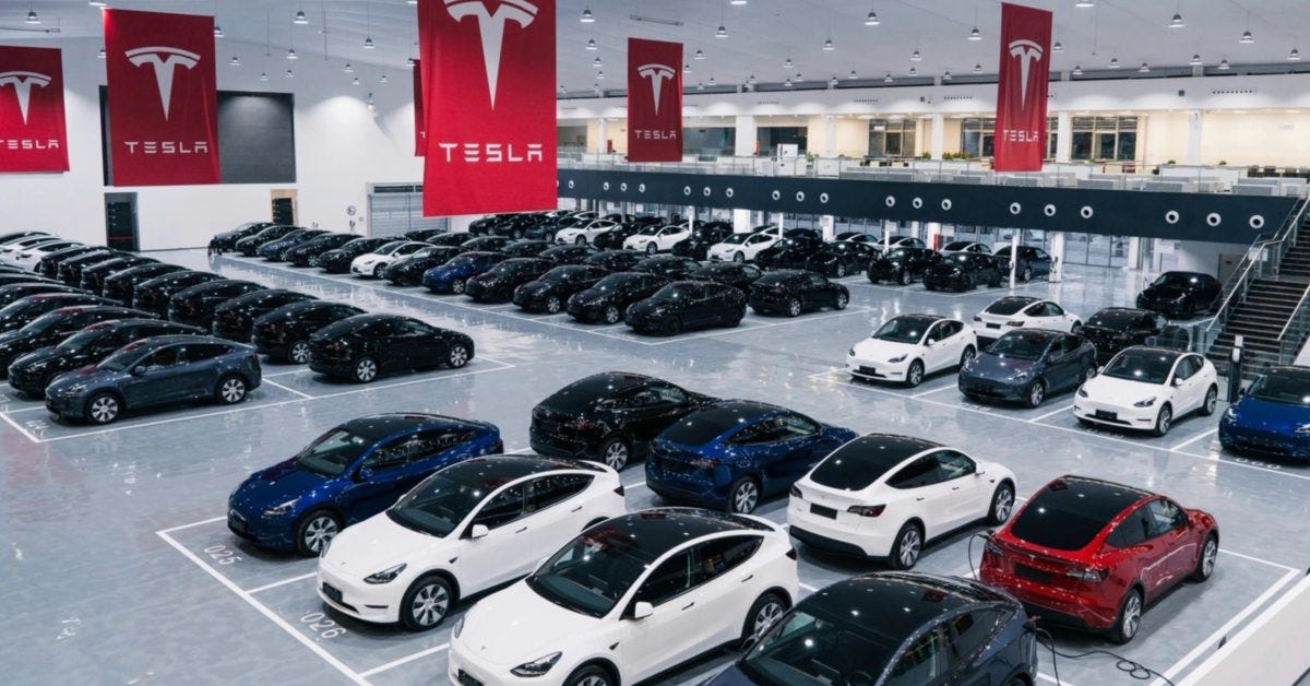 Tesla (TSLA) builds giant new delivery center in China as it expects big  things to come | Electrek