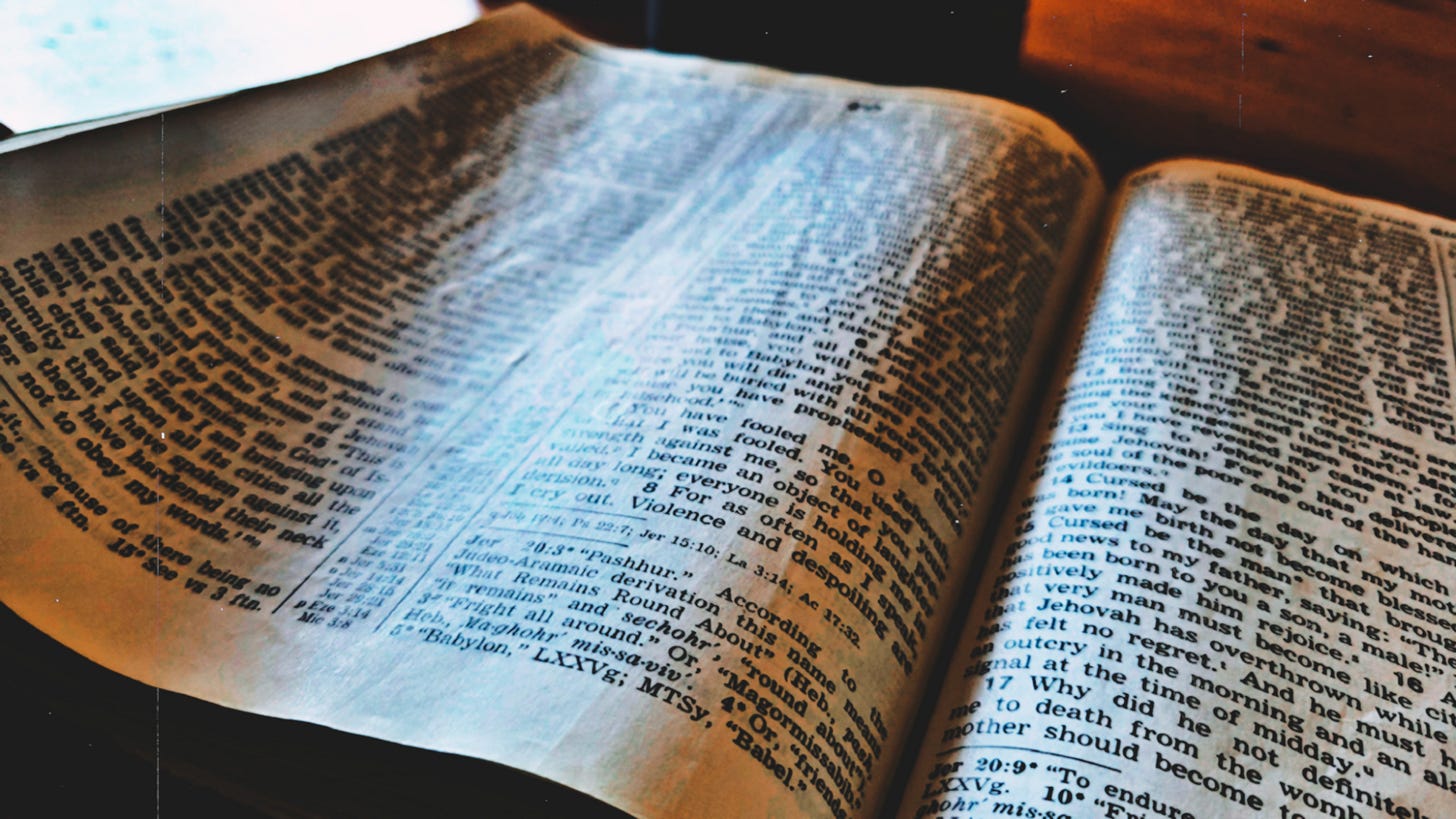 Picture of one of my study bibles I used during my time as a minister. Picture of one of my study bibles I used during my time as a minister.