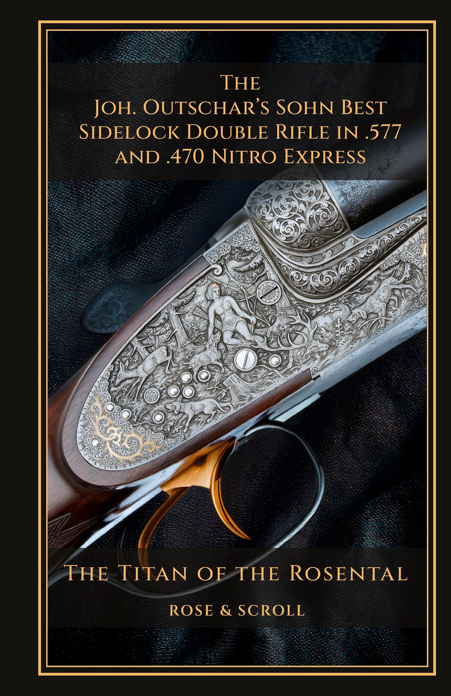 アート・デザイン・音楽 GunBlue NITRO EXPRESS Femling Design Stagecoach 3D Parts + Hardware Kit - Break-Action