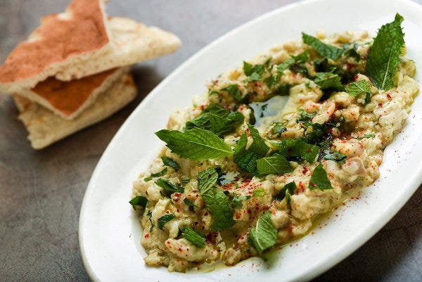 Smoky Eggplant Salad With Yogurt and Mint Smoky Eggplant Salad With Yogurt and Mint