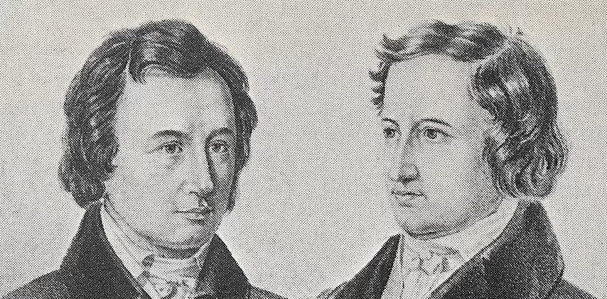 Jacob & Wilhelm Grimm; Source: Public domain