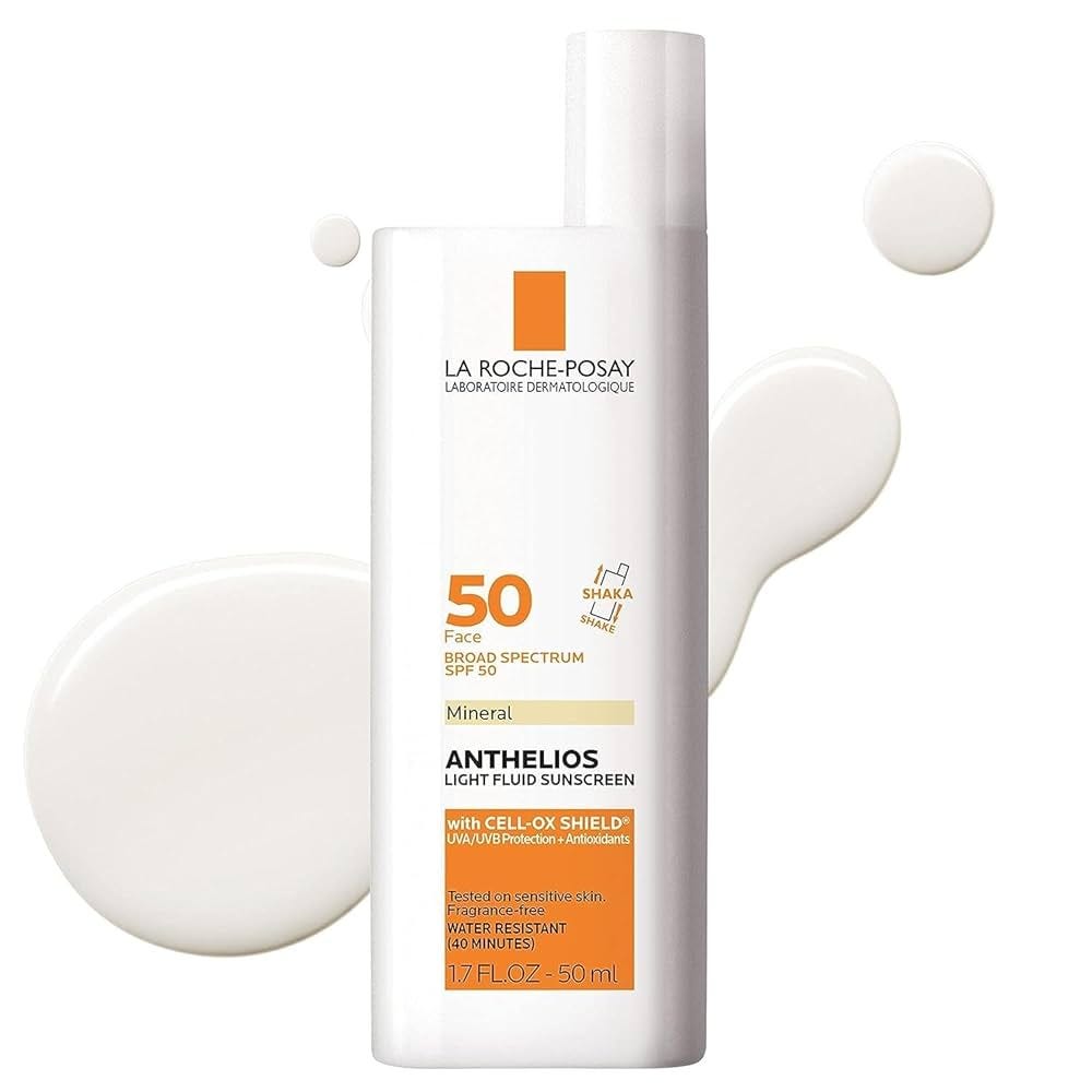 Amazon.com: La Roche-Posay Anthelios Mineral Ultra-Light Face Sunscreen SPF  50, Zinc Oxide Sunscreen for Face, 100% Mineral Sunblock, Oil Free for  Sensitive Skin, Daily Sun Protection : Beauty & Personal Care