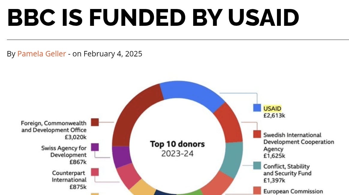 BBC IS FUNDED BY USAID 
