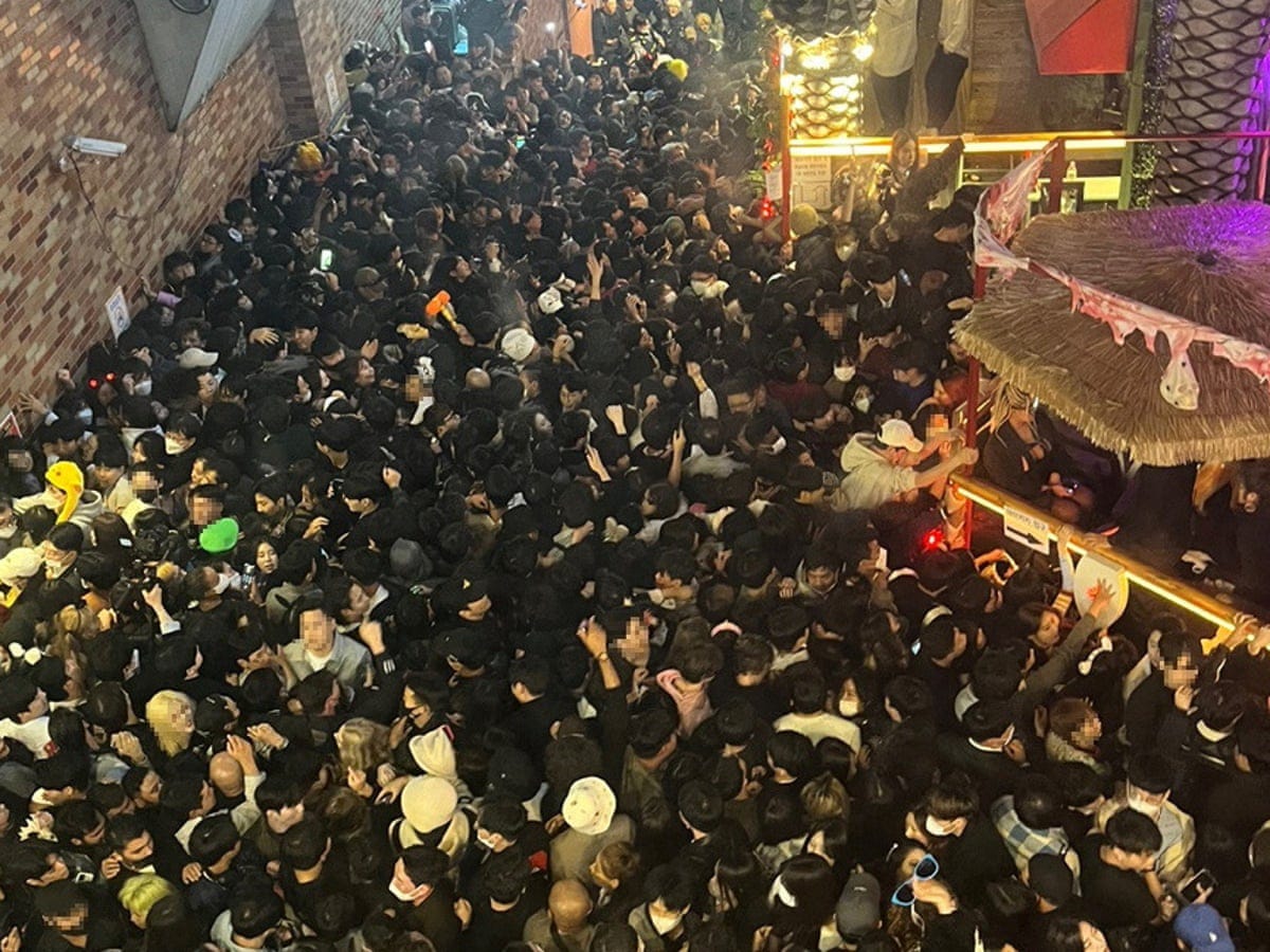 Crowd crushes: how disasters like Itaewon happen, how can they be  prevented, and the 'stampede' myth | Seoul crowd crush | The Guardian