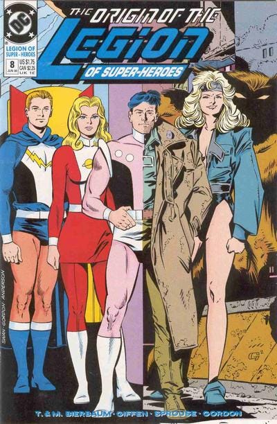 Cover for Legion of Super-Heroes (DC, 1989 series) #8