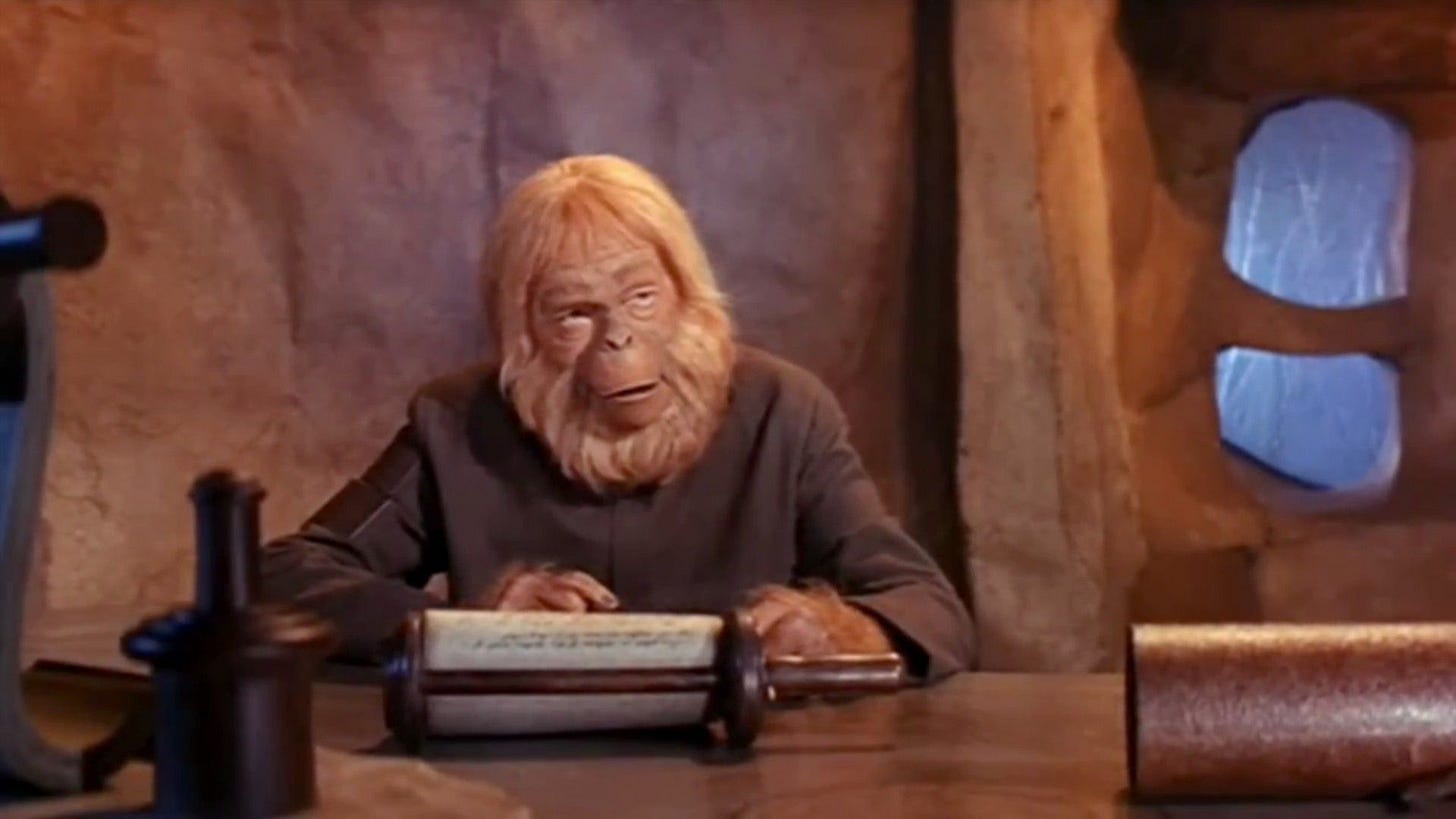 Maurice Evans as Dr. Zaius, Planet of the Apes (1968) | Planet of the apes,  Apes, Planets