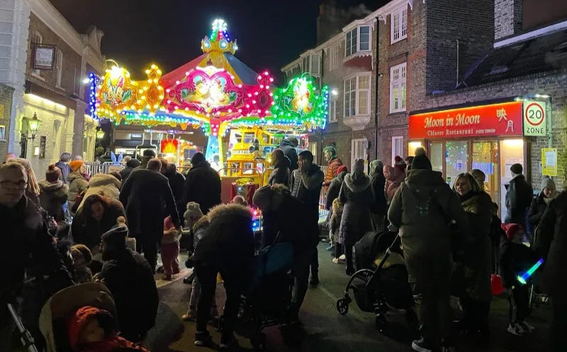 Christmas starts in Sunbury on 5th December with traditional festive market