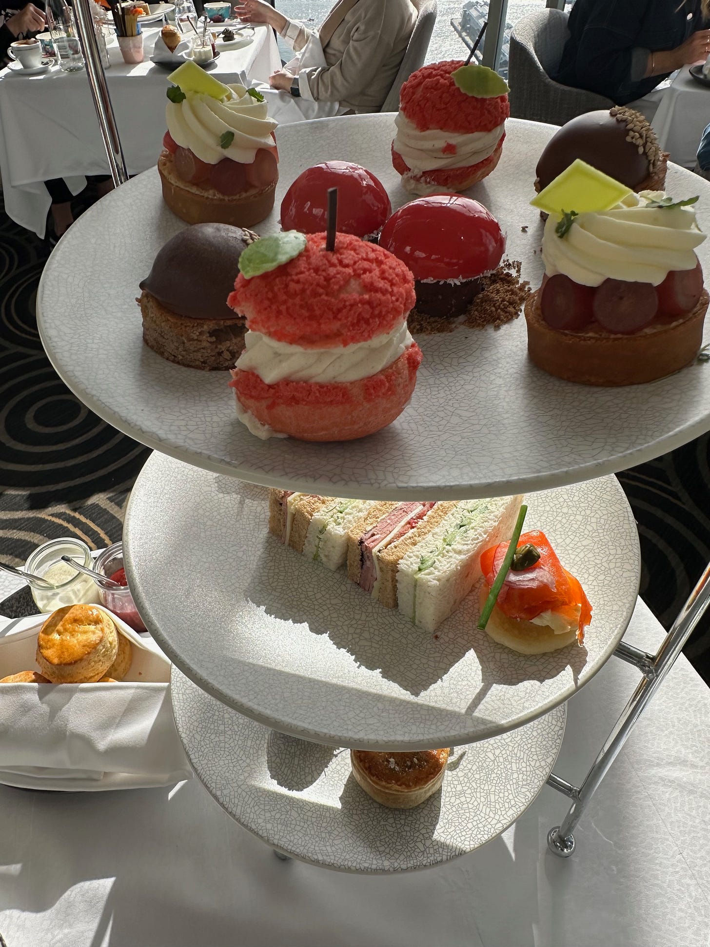 Afternoon tea at the Shangri-La, Sydney