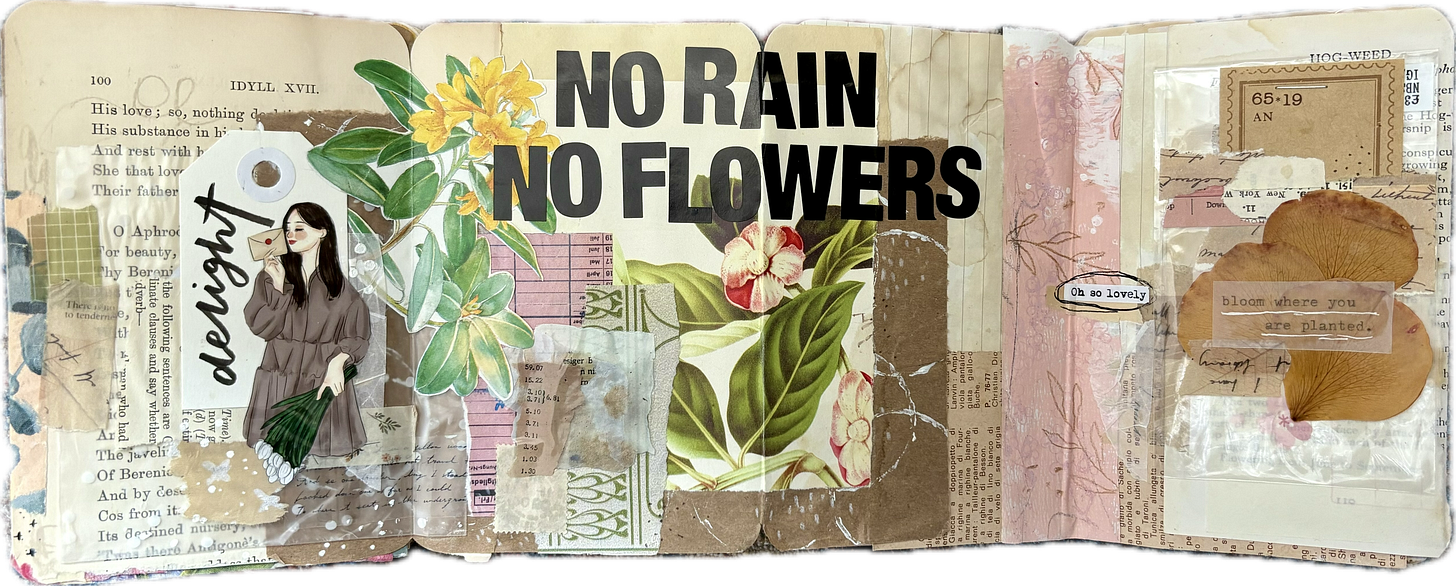 Junk journal pages