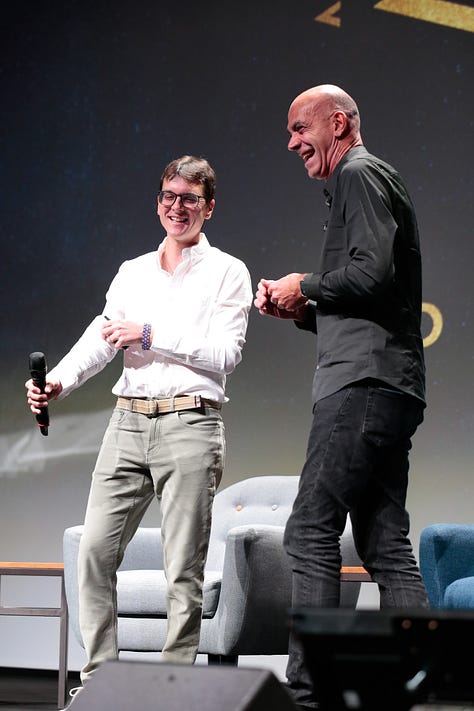 Photos from Brian Muraresku's talk at PAUA Paris 2023