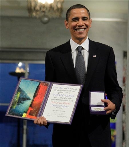 Obama accepts Nobel Peace Prize Obama accepts Nobel Peace Prize