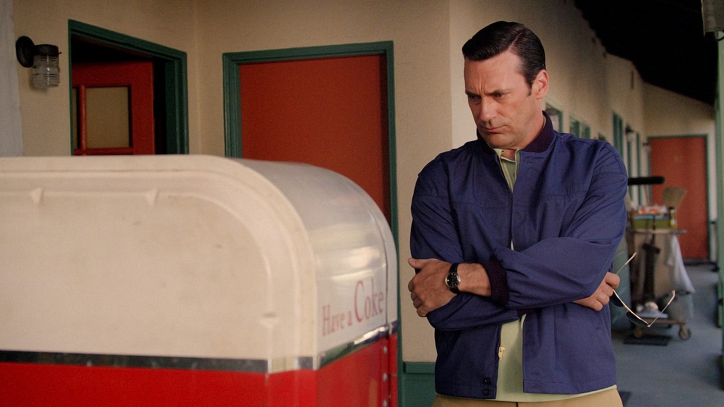 Mad Men finale: Matthew Weiner spent two years trying to clear Coke ad |  EW.com