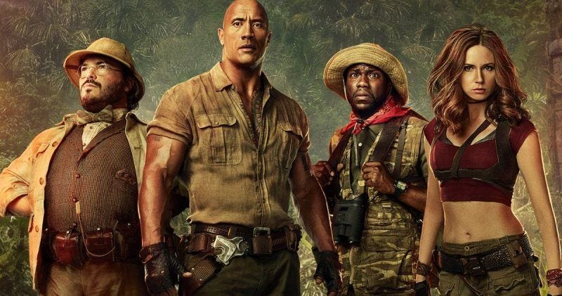 jumanji welcome to the jungle movie reviews