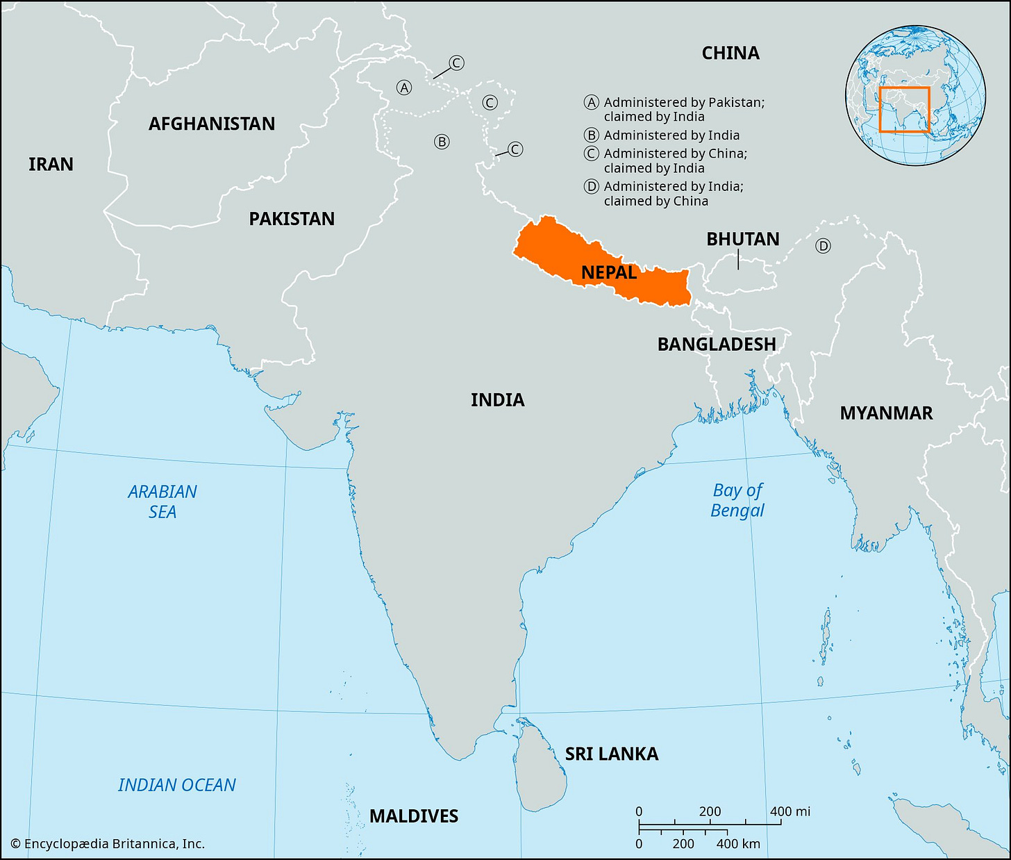 Nepal | History, Population, Flag, Language, Map, & Facts | Britannica