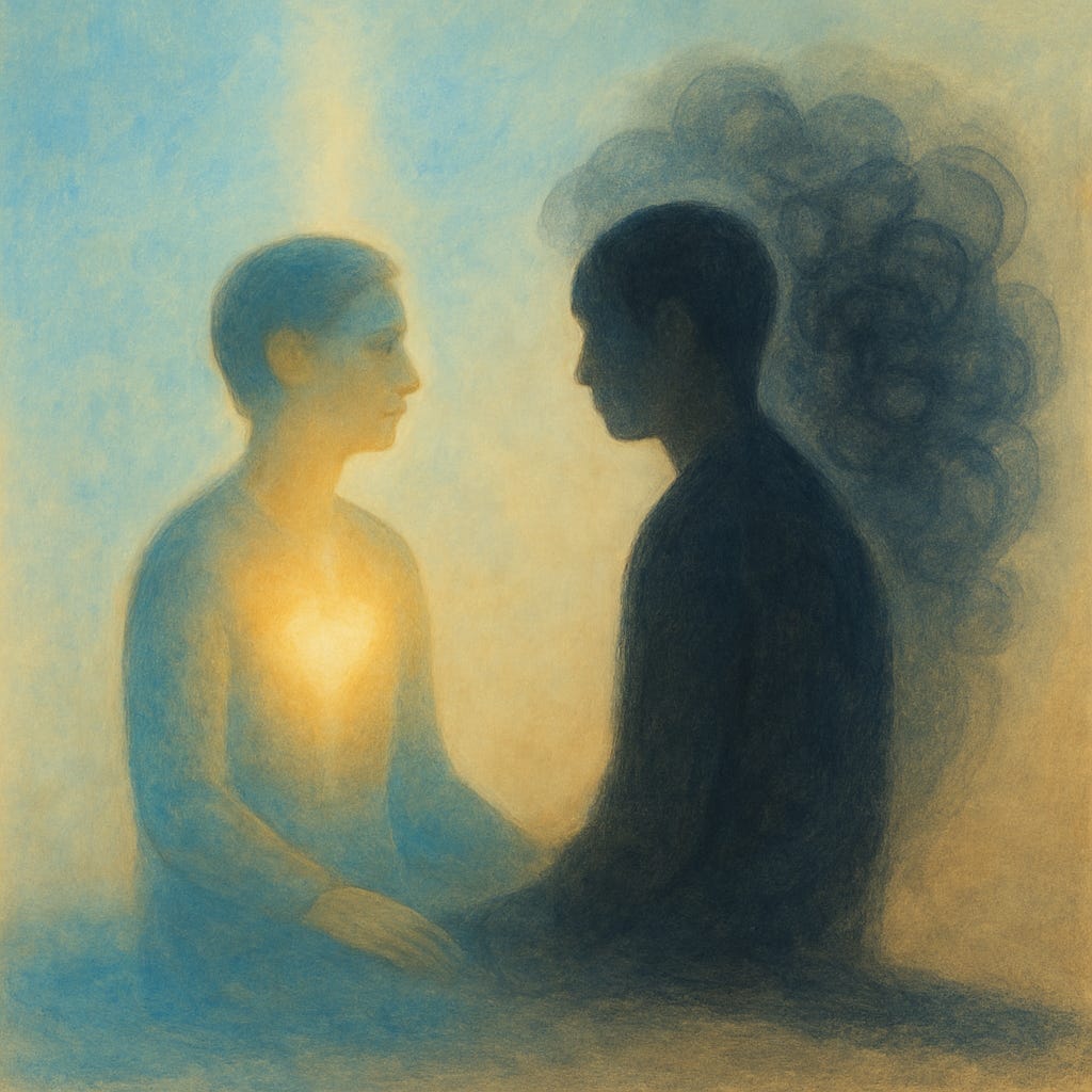 Never Merging Shadows When Shadows Meet the Light: Waking in a Defensive World