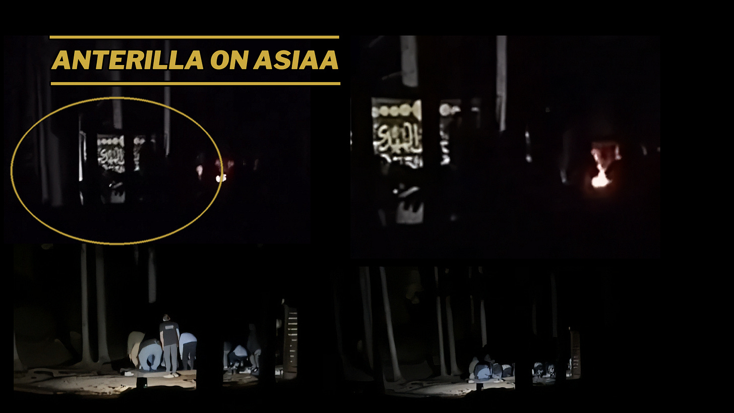 Sosiaaliseen mediaan, X-alustaan, on sunnuntaiaamuna levinnyt kaksi videota, joissa näkyy ryhmä muslimimiehiä suorittamassa islamilaista rukousta pimeässä Sipoonkorven kansallispuiston metsässä - al-Qaidan terroristijärjestön suosimien lippujen edessä. 