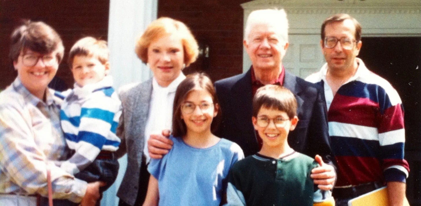 Jimmy Carter with DeDakis Family
