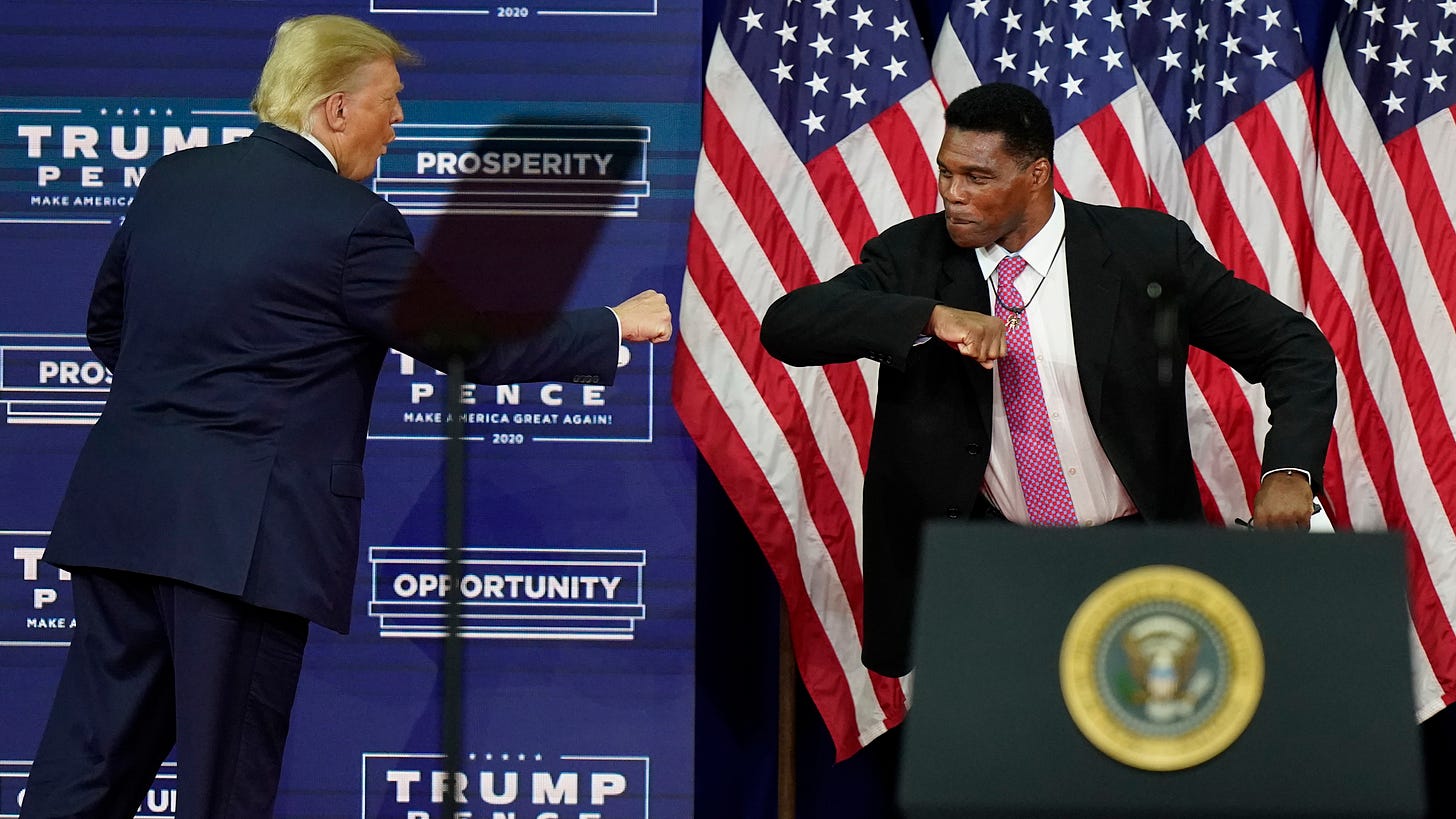 Trump Ally Herschel Walker Is Running For U.S. Senate In Georgia : NPR