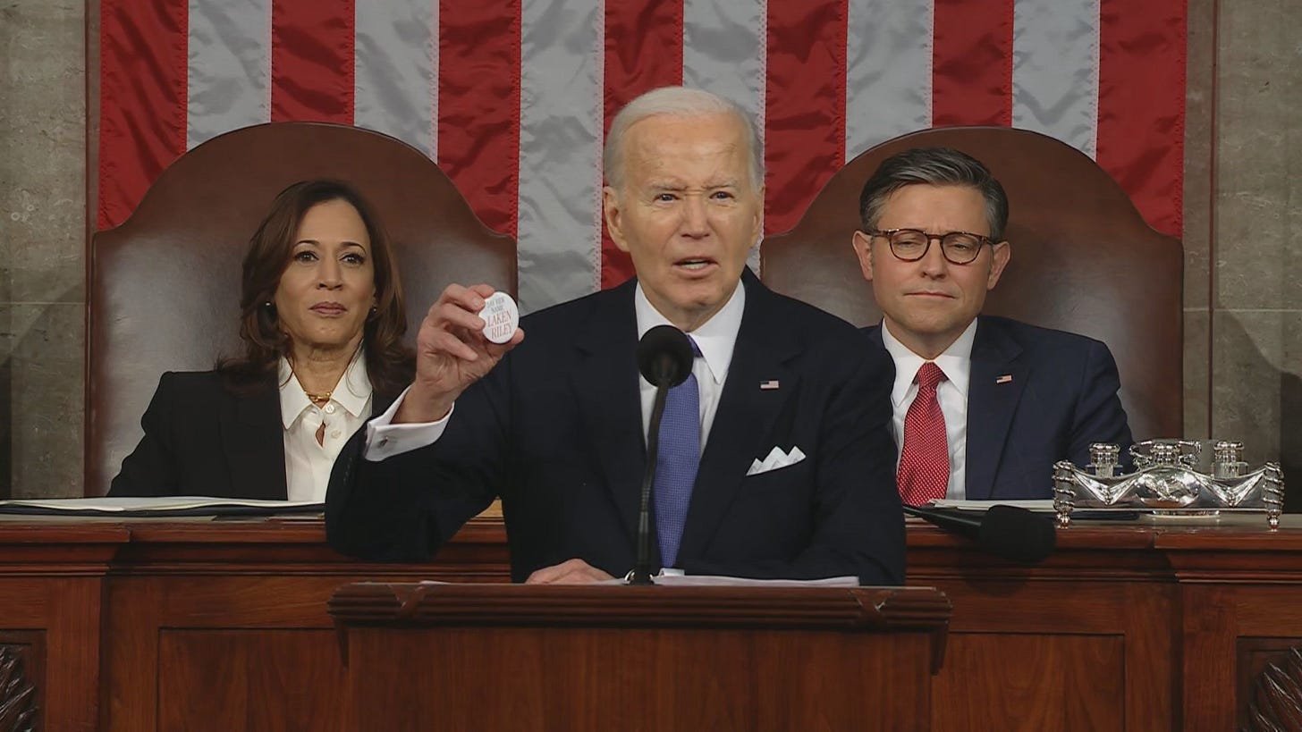President Biden mentions Laken Riley during State of The Union address