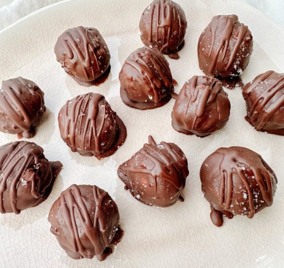 Chocolate Truffles (from chickpeas!) Chocolate Truffles (from chickpeas!)
