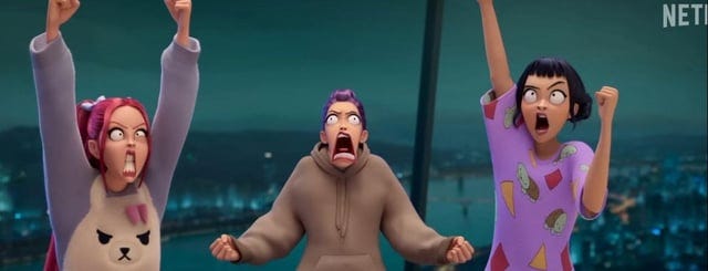 Anyone got the feeling that the kpop demon hunter characters expressions  got that Pixar touch : r/cartoons