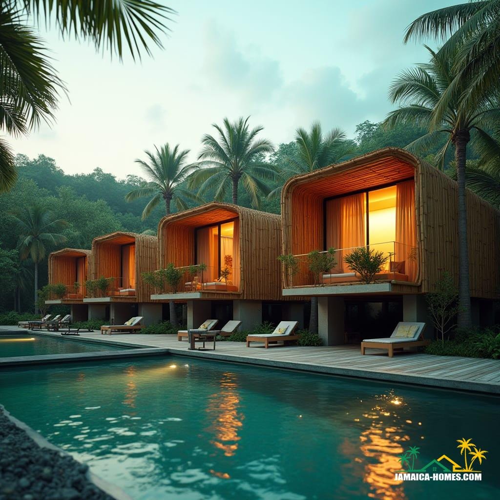 Beatiful modern h bamboo home in jamaica