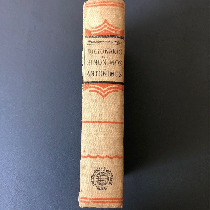 Dicionário de Sinônimos e Antônimos | Livro Editora Globo Usado ...