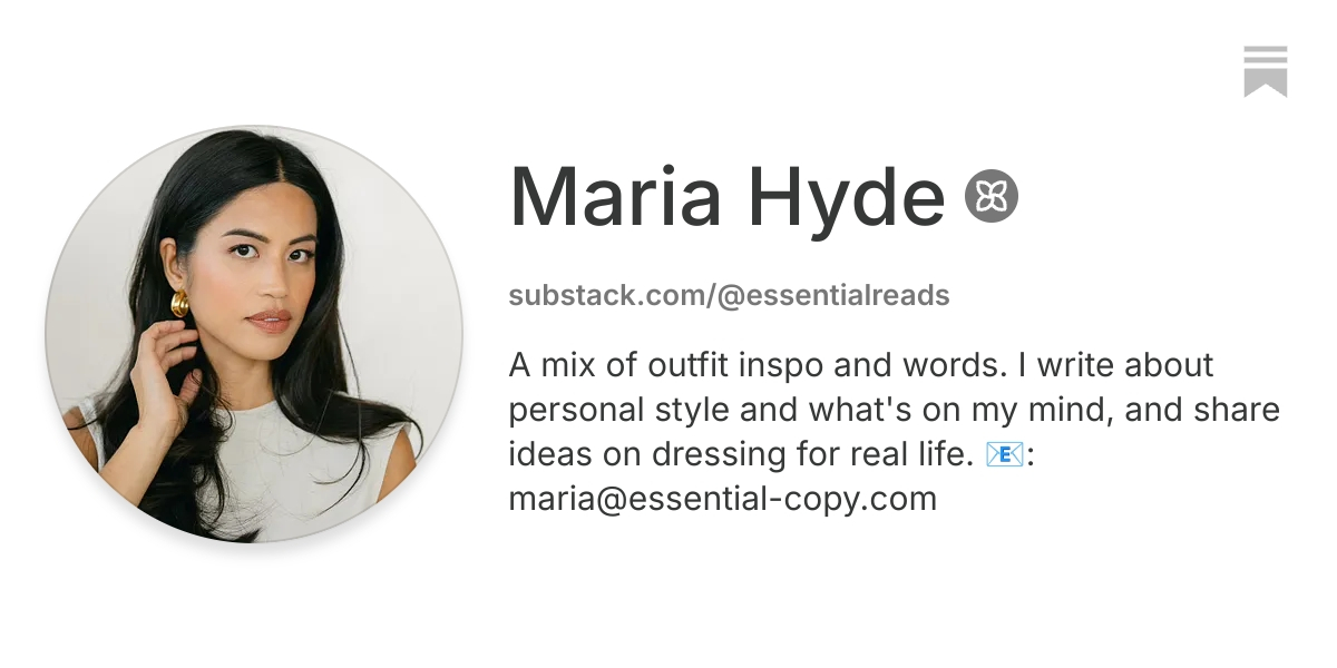Maria Hyde | Substack