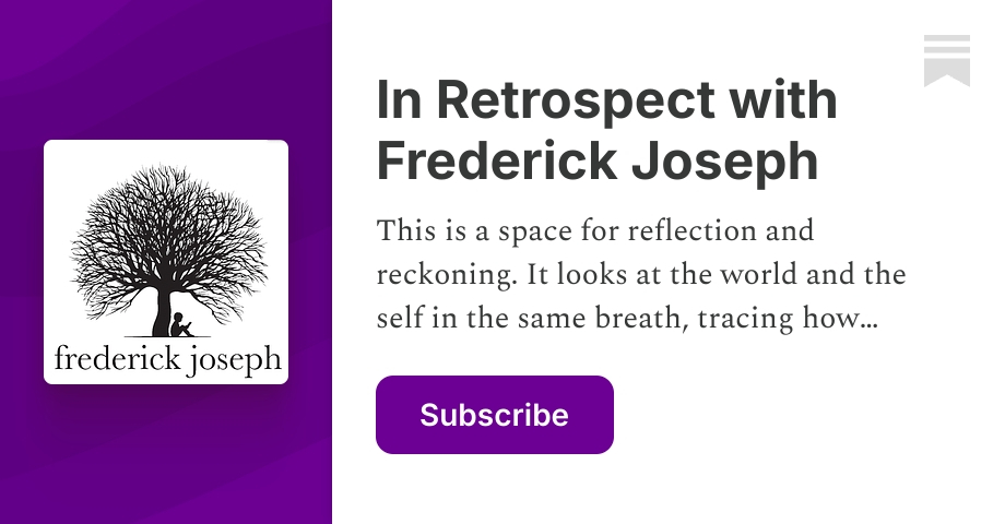 Frederick R Stack In Retrospect with Frederick Joseph | Substack