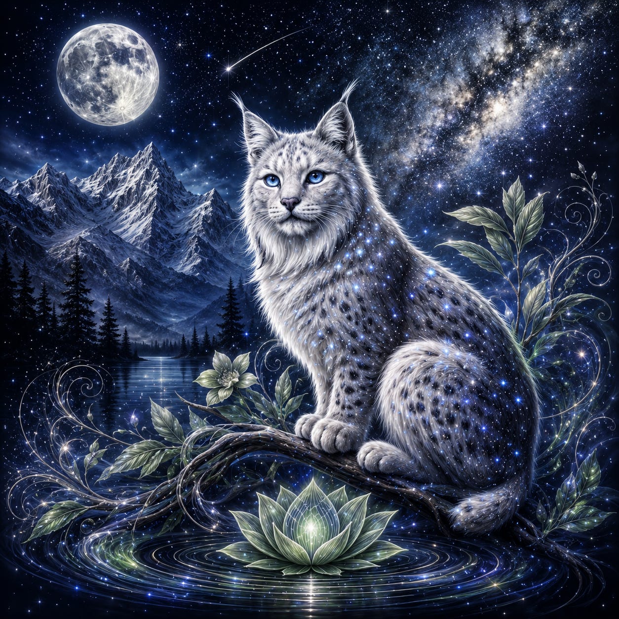An image of Angelika's companion, Jynx, the shape shifting lynx.