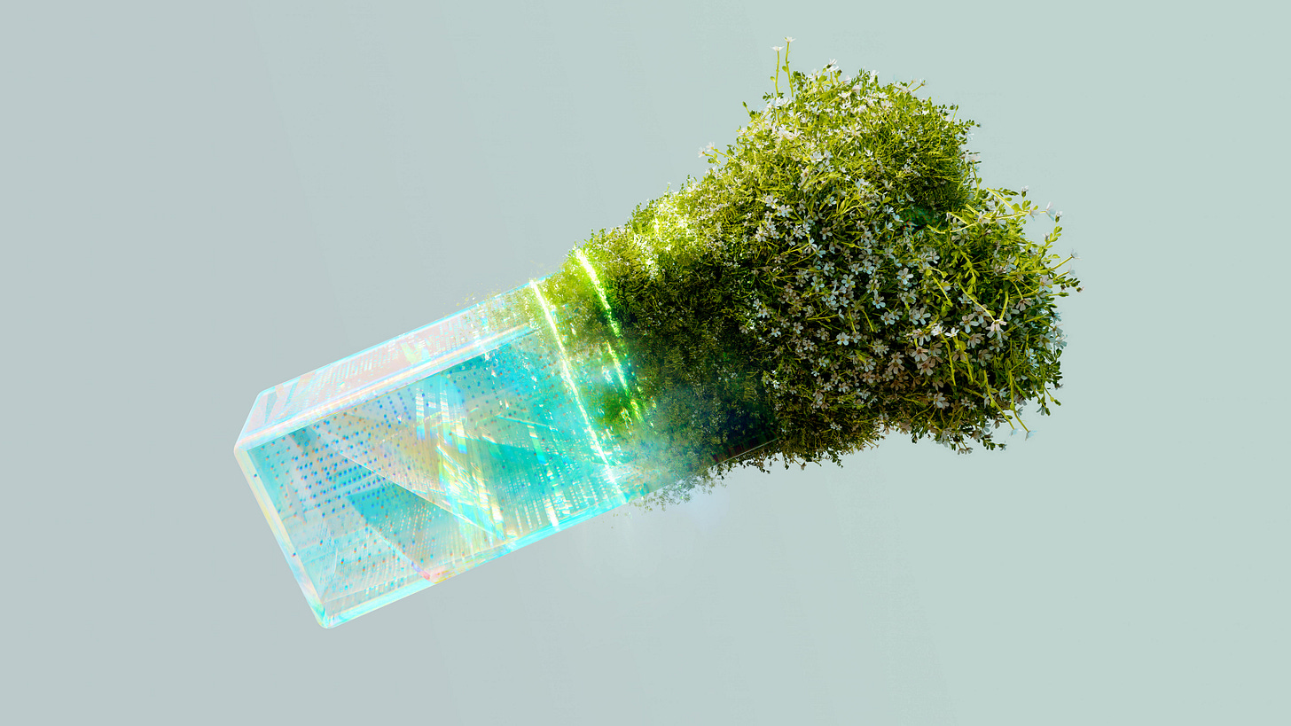 An artist's illustration of artificial intelligence (AI). This image  depicts how AI could be used in the field of sustainability from  biodiversity to climate. It was created by Nidia Dias ... · Free Stock Photo