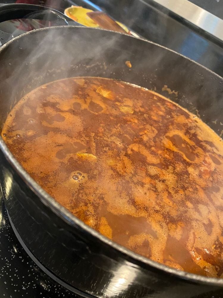 Chili Starting To Cook