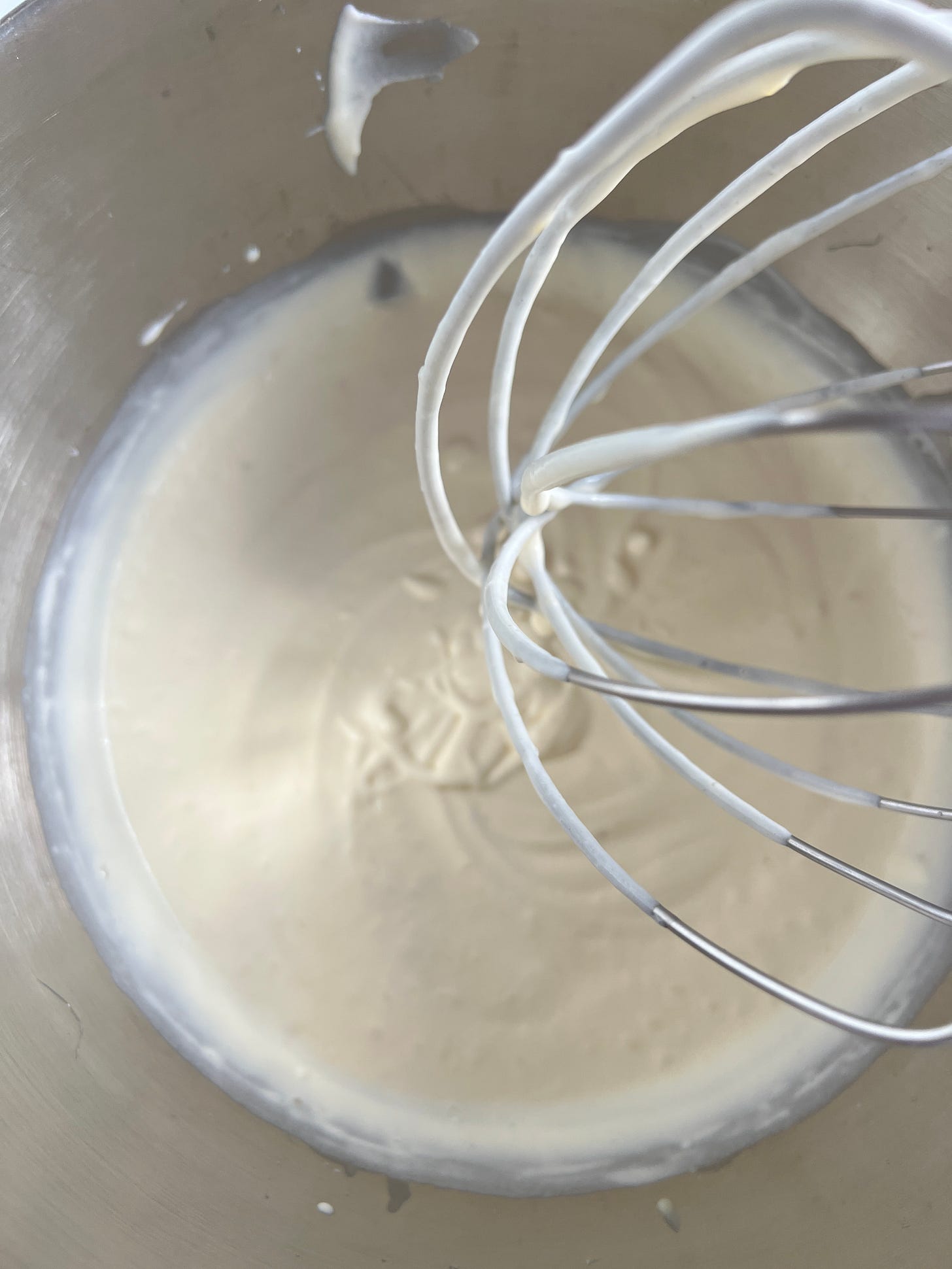 Ice cream base ready to be frozen. Ice cream base ready to be frozen.
