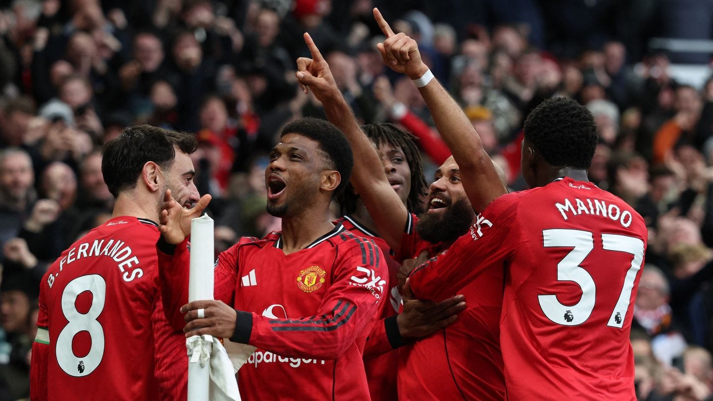 Manchester United celebrating Manchester United celebrating